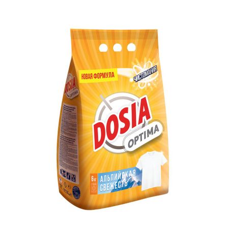 Стиральный порошок Dosia Optima Альпийская свежесть автомат 6 кг