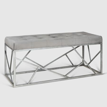 Оттоманка Design 120x48x52 см серый оттоманка ричмонд modool велюр royal топаз new