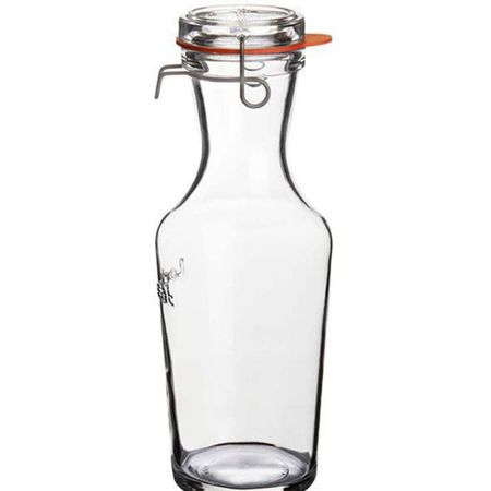 Бутылка Einkochwelt lock-eat  500мл бутылка в чехле джут надписи стекло 300 мл 12 07599 m300 t08