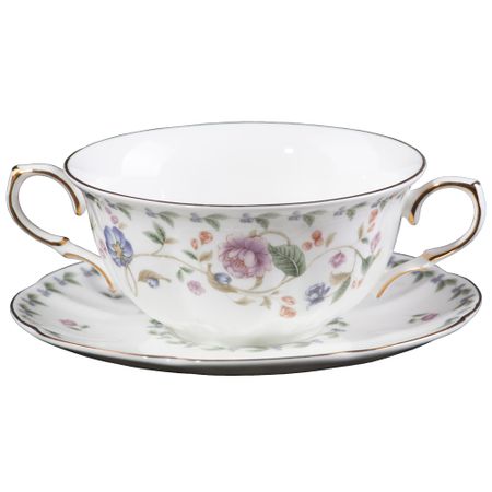 Бульонница с блюдцем Hatori Санни Гарден 370 мл