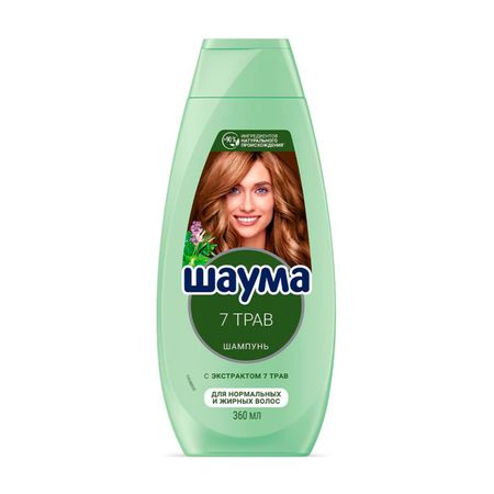 Шампунь Шаума 7 Трав 380 мл
