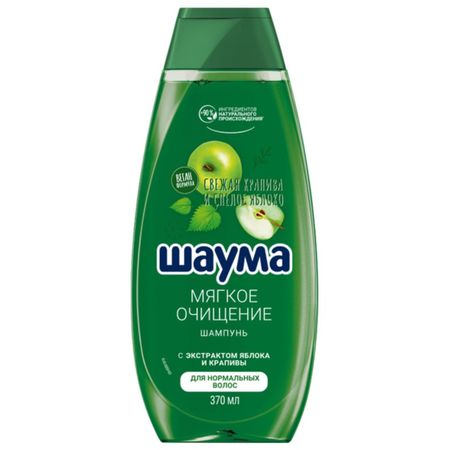 Шампунь Шаума Энергия природы Свежая крапива и зеленое яблоко 370 мл