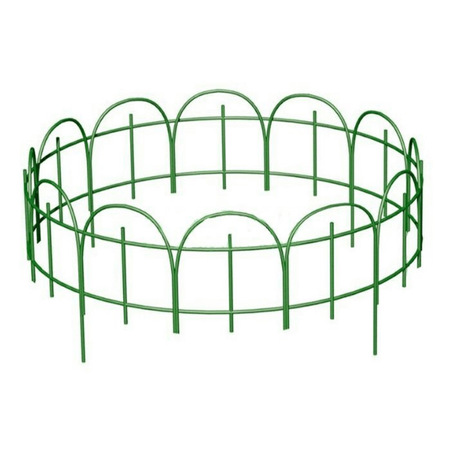 Садовое ограждение Лиана Заборчик для клумбы широкий 4 секции зз-086