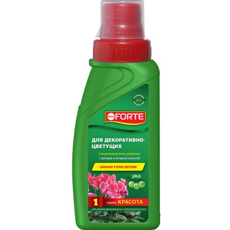 Удобрение Bona Forte для декоративно-цветущих серия Красота, 285 мл