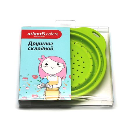 Дуршлаг складной Atlantis 21,5 см SC-SB-015A-G дуршлаг follow me 4 6 л
