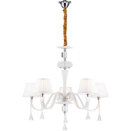 Люстра модерн на цепи  Lucia tucci PELLE BIANCA 119.5