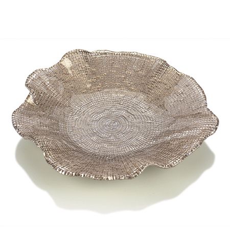 Блюдо IVV Folies круглое 22 см розовое золото