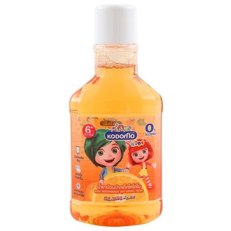 Ополаскиватель для полости рта Lion для детей с 6 лет Апельсин без спирта и сахара 250 мл