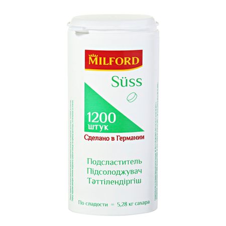 Сахарозаменитель Milford Suss 1200 таблеток