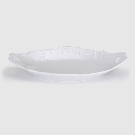 Блюдо овальное Cmielow Rococo c ручками 25 см