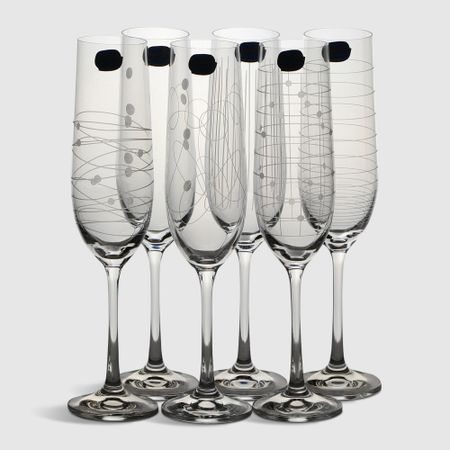 Набор бокалов для шампанского Bohemia Crystall Виола elements 190 мл 6 шт мустафина виола ринатовна буратино театр ужасов