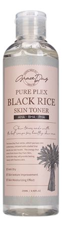 Питательный тонер для лица с экстрактом черного риса Pure Plex Black Rice Skin Toner 250мл лосьон для лица momotani увлажняющий лосьон с экстрактом риса