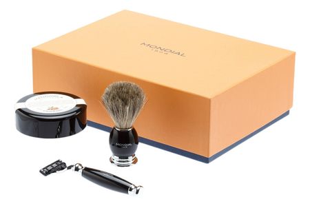 Набор GB-FIZ-BL-STK-M3-M (бритва Mach3 + помазок барсучий ворс + крем для бритья Mandorla 150мл) барсукор барсучий жир капс 100