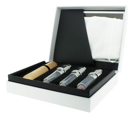 Набор Classic Refillable Perfume Spray (сменная капсула 3*5мл + футляр): Gold