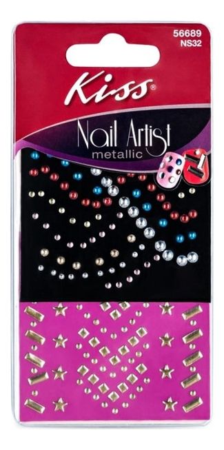 Набор стикеров для ногтей Драгоценный металл Nail Artist Metallic NS32 стикеров mengtai с английскими стихами