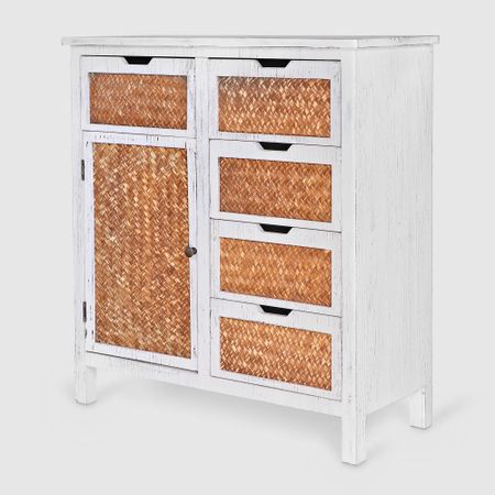 Комод Design 83x35x92 см ротанг/дерево ольга анатольевна смирнова дима барбанель игорь зенин human centered design как думают 200 ваших клиентов от 1 до 100 лет