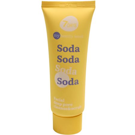 Скраб для лица 7 Days глубоко очищающий, 80 мл