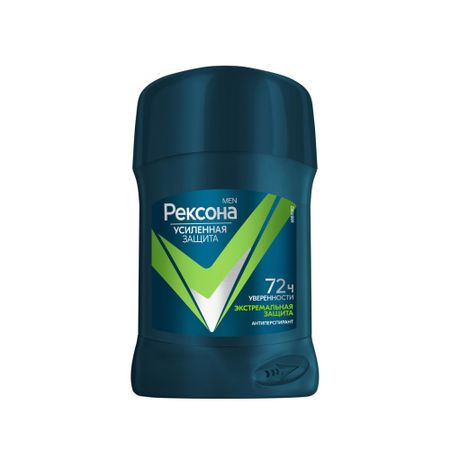 Антиперспирант-стик Рексона Men Усиленная защита Экстремальная защита, 50 мл