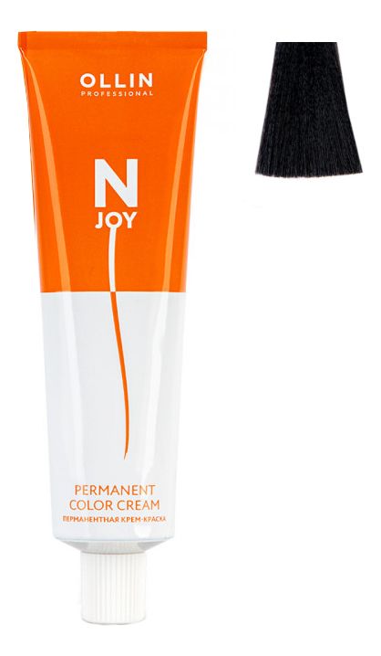 Перманентная крем-краска для волос N-JOY Permanent Color Cream 100мл: 3/12 Темный шатен пепельно-фиолетовый краска для волос garnier color naturals тон 3 12 ледяной темный шатен