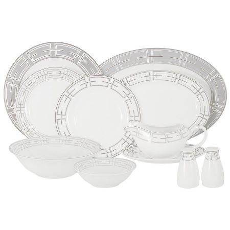 Сервиз обеденный Anna Lafarg Emily Madison на 6 персон тарелка закусочная anna lafarg ray 21 см золотистая