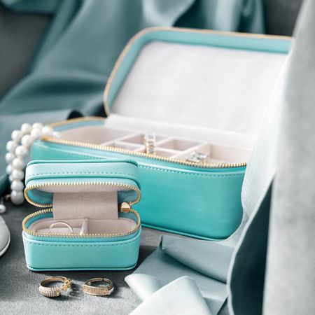 Комплект шкатулок Togas Люкстон бирюзовый из 2 предметов