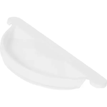 Заглушка желоба левая/правая цвет белый