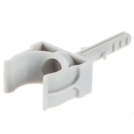 Держатель с дюбелем для труб Экопласт D16 мм цвет серый 10 шт. держатель для бейджа pelsone