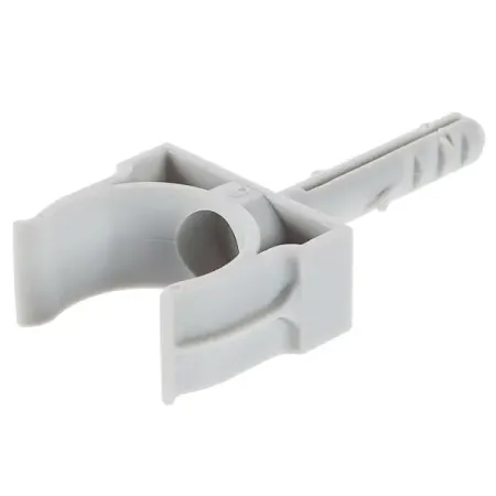 Держатель с дюбелем для труб Экопласт D20 мм цвет серый 10 шт. держатель для бейджа pelsone