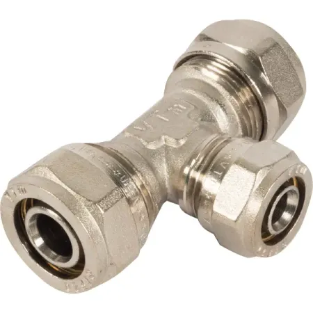 Тройник переходной Valtec 20x16x20 мм латунь VTM.331