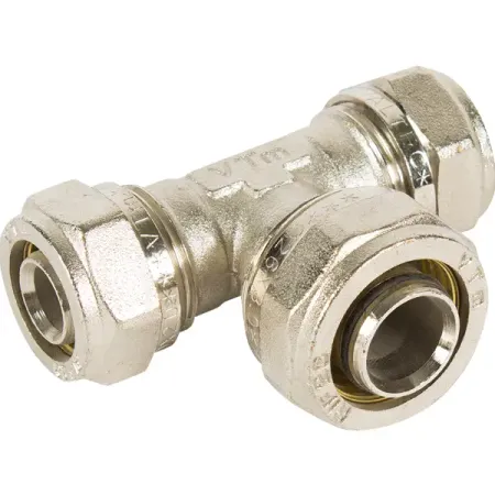 Тройник переходной Valtec 20x26x20 мм латунь VTM.331