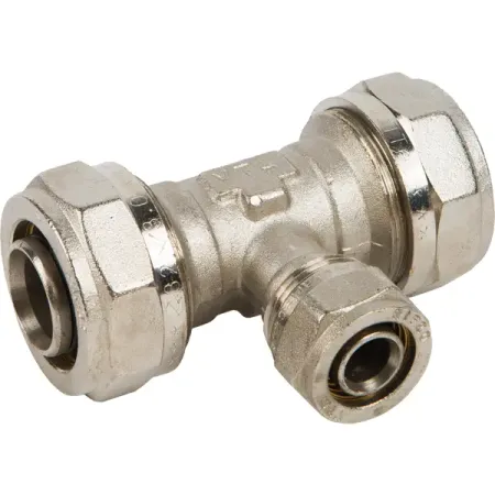 Тройник переходной Valtec 32x20x32 мм латунь VTM.331