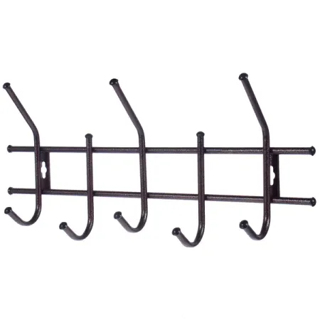 Вешалка настенная Стандарт 5 крючков 11x26x47 см металл цвет медь/чёрный настенная вешалка для украшений lesaiyarr пластиковая белая 9 шт