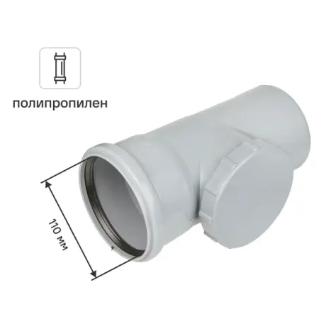 Ревизия Политэк 110 мм полипропилен гидравлические дверные петли 90 градусов