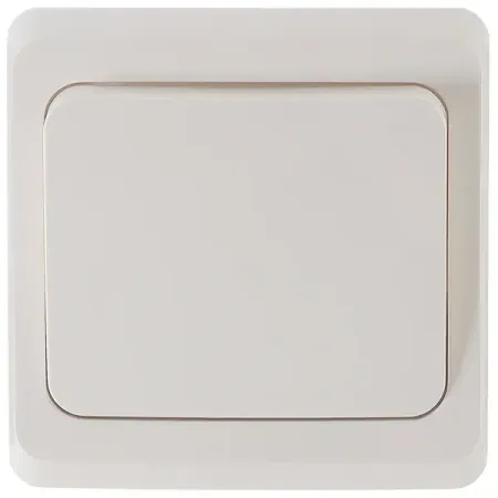 Выключатель встраиваемый Systeme Electric Этюд 1 клавиша цвет кремовый