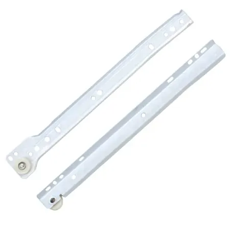 Направляющие роликовые DS01W.1/300, металл, цвет белый направляющие роликовые lemax 300мм белый 2шт