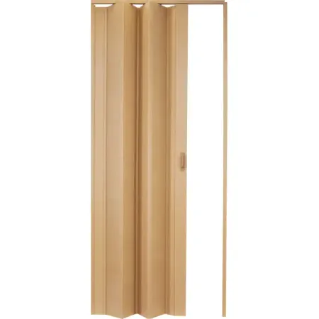 Дверь раздвижная (гармошка) ПВХ Стиль 84x205 см цвет состаренный дуб