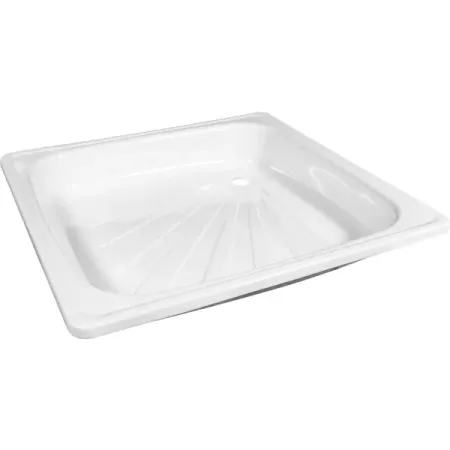 Душевой поддон стальной 80x80 см квадратный душевой поддон marble квадратный литьевой мрамор 100x100 см белый