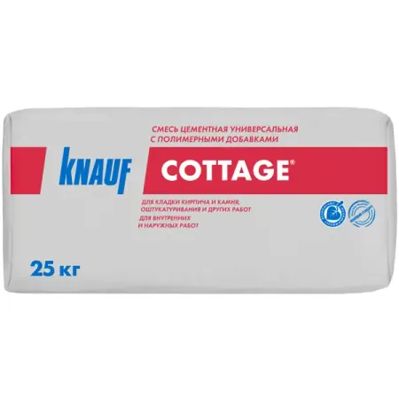 Кладочная смесь Knauf Коттедж 25 кг пазл castorland 1500 эл 68 47см коттедж