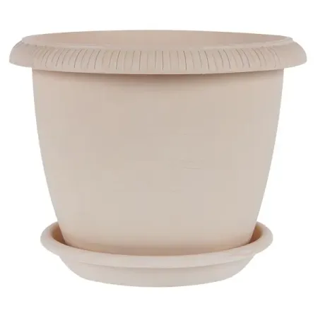 Горшок цветочный Жардин ø20 h16 см v2.8 л пластик золотой железный подвесной горшок для воздушных растений