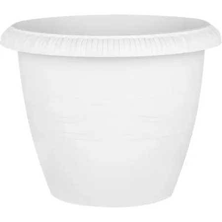 Горшок цветочный Жардин ø35 h29 см v13 л пластик серый горшок гончар скарлет 3 бело серый d 12 см h 13 см v 1 2 л