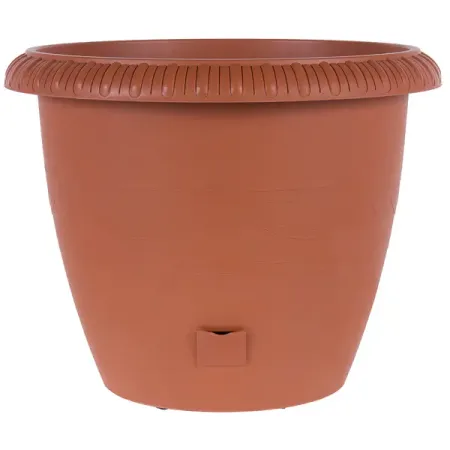 Горшок цветочный Жардин ø40 h33 см v20.5 л пластик терракотовый