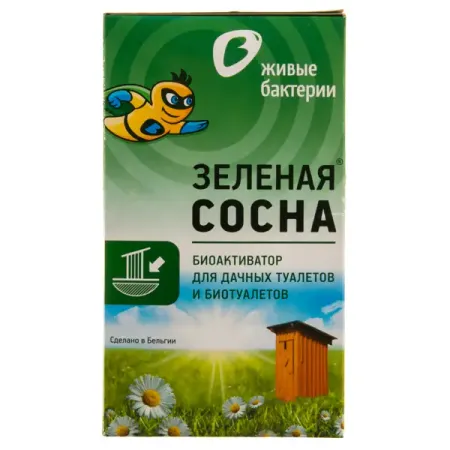 Биоактиватор для выгребных ям Зеленая сосна 12 доз 300 г мини елка moonbiffy сине зеленая