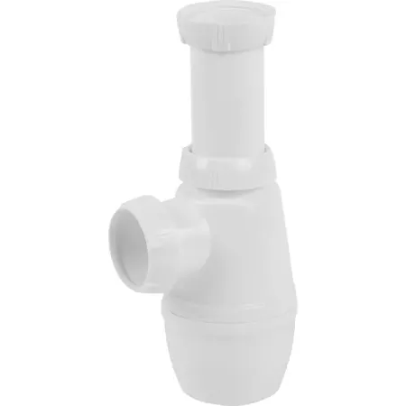 Сифон для мойки Wirquin средний без выпуска 1 1/2