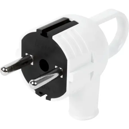 Вилка с заземлением с ручкой цвет белый iotorero tasmota matter mqtt 2 pack esp32c3 вилка для мониторинга потребления 16а