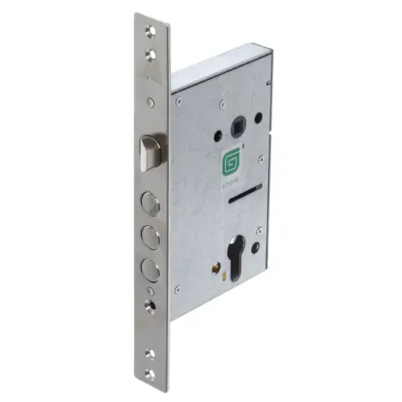 Замок врезной Гардиан-3211, цвет хром замок врезной гардиан 30 01 сувальдный 3 ригеля
