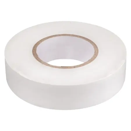 Изолента IEK 19 мм 20 м ПВХ цвет белый магнит мет молитва благословление дома с липкой лентой цв медь