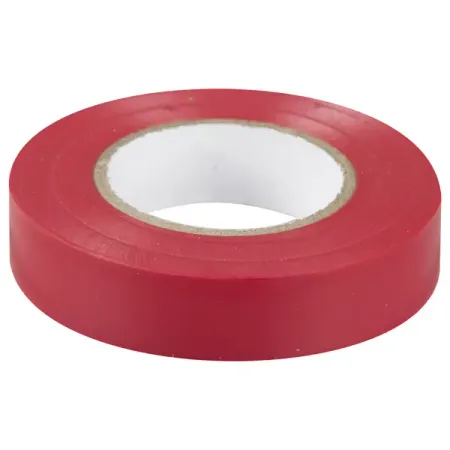 Изолента IEK Home 15 мм 20 м ПВХ цвет красный