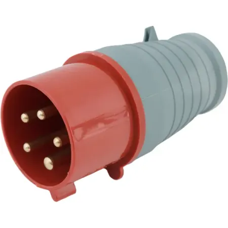 Вилка с заземлением IEK ноль 380 В 32 A цвет красный iotorero tasmota matter mqtt 2 pack esp32c3 вилка для мониторинга потребления 16а