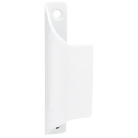 Ручка балконная притворная, металл, цвет белый проектор снежинок для улицы