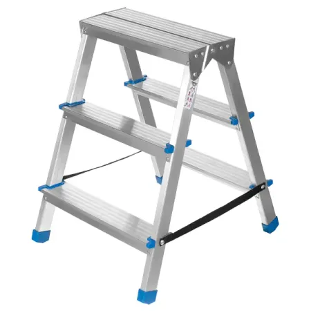 Стремянка алюминиевая двусторонняя Ladderbel STR2-AL-3 3 ступени, максимальная нагрузка 150 кг 5 шт пластиковые рычаги для ремонта ipad